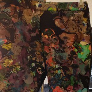 Women's designer foamed neoprene pants